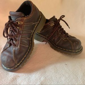 Doc Martens Chunky Oxfords (Brown Leather) 9764